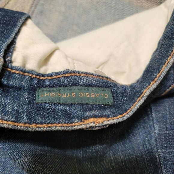 Ralph Lauren Jeans Co. Premium Classic Straight Leg Women's Jeans Dark Size 12 - Picture 7 of 10